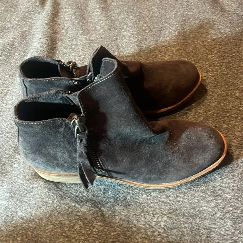 Dolce Vita Black Suede Ankle Boots
